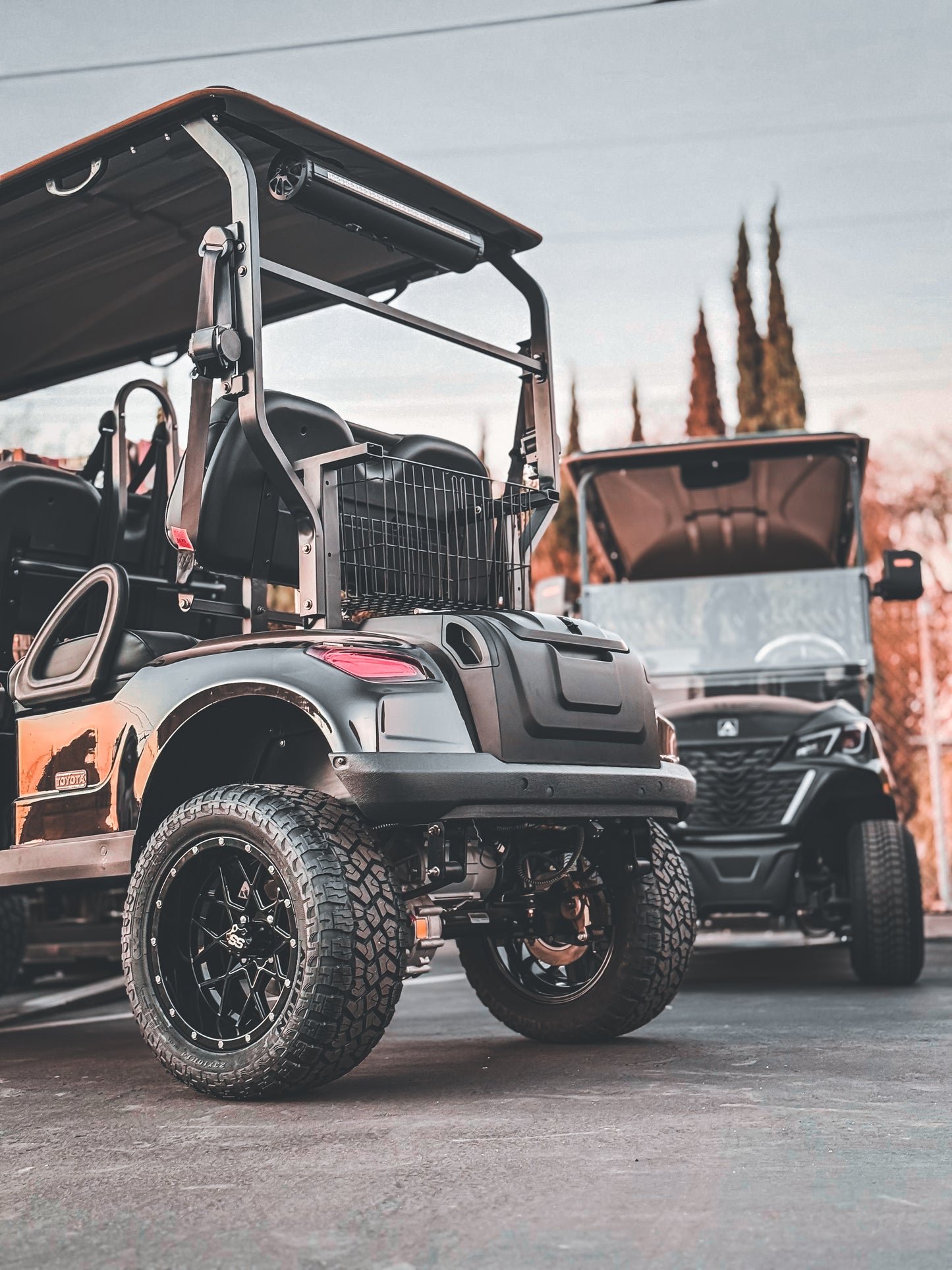 Rear Trunk Storage For Golf Cart