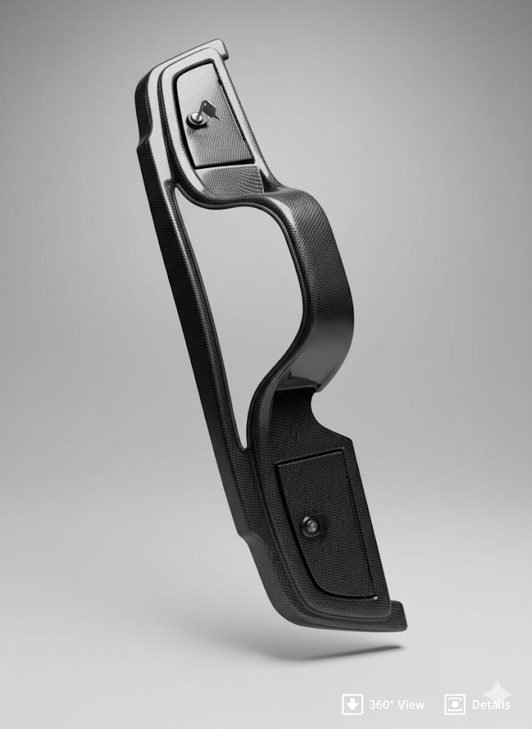 Yamaha Carbon Fiber Color Dash Overlay