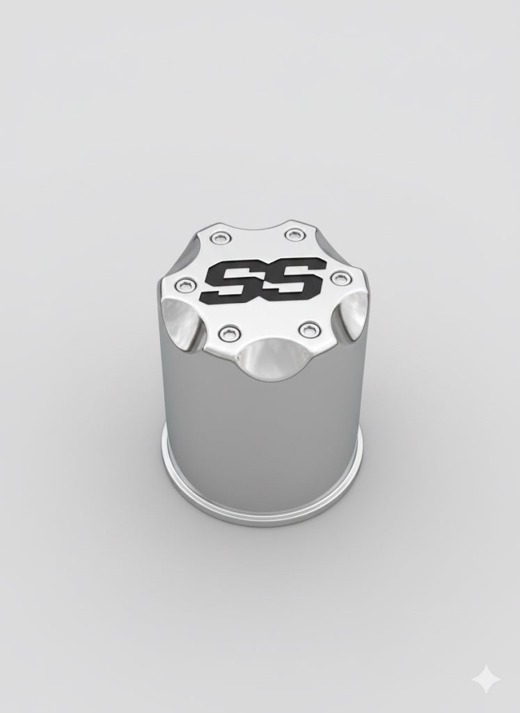 Golf Cart Center Wheel Caps (SS)