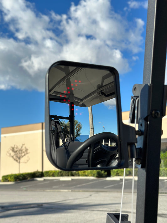 2 Pc Golf Cart Side Mirrors
