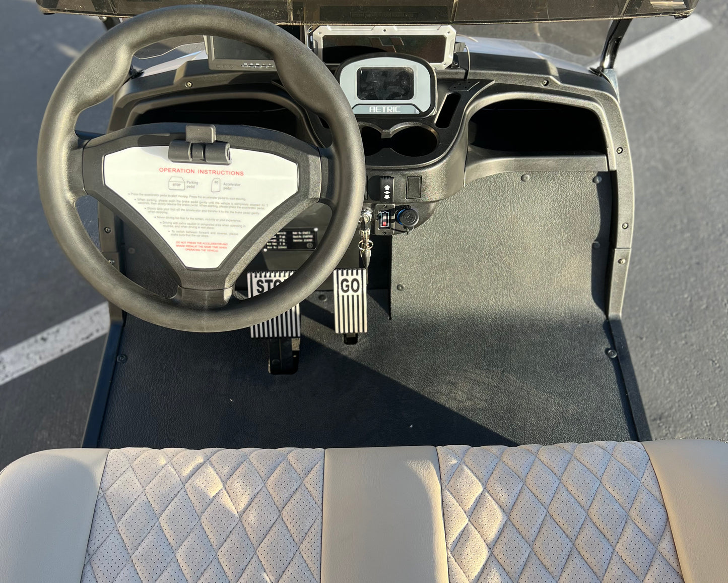Golf Cart Center Console Cup Holder