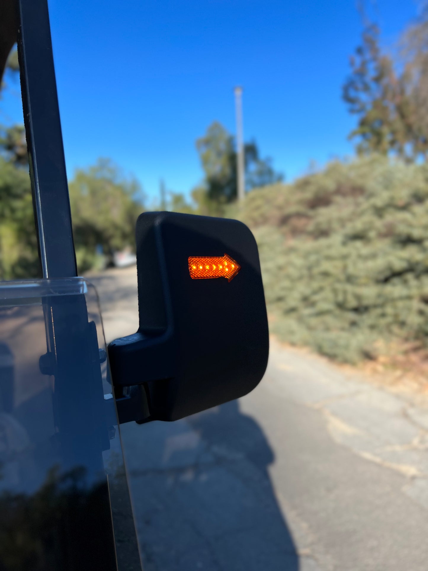 2 Pc Golf Cart Side Mirrors