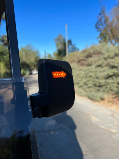 2 Pc Golf Cart Side Mirrors
