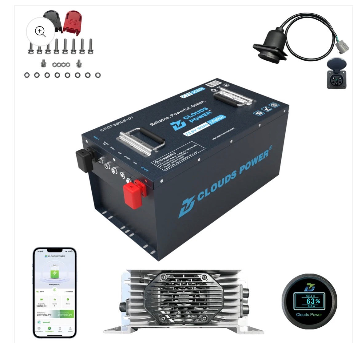 Lithium Clouds Power 72V