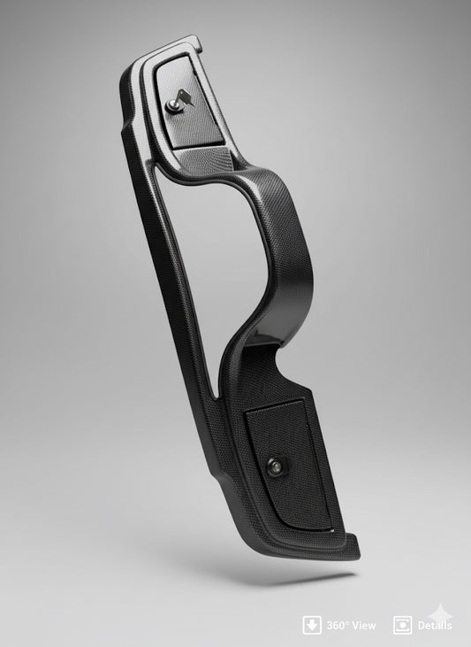 Yamaha Carbon Fiber Color Dash Overlay